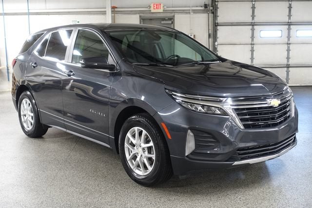 2022 Chevrolet Equinox LT in Iron Gray Metallic — front three-quarter view